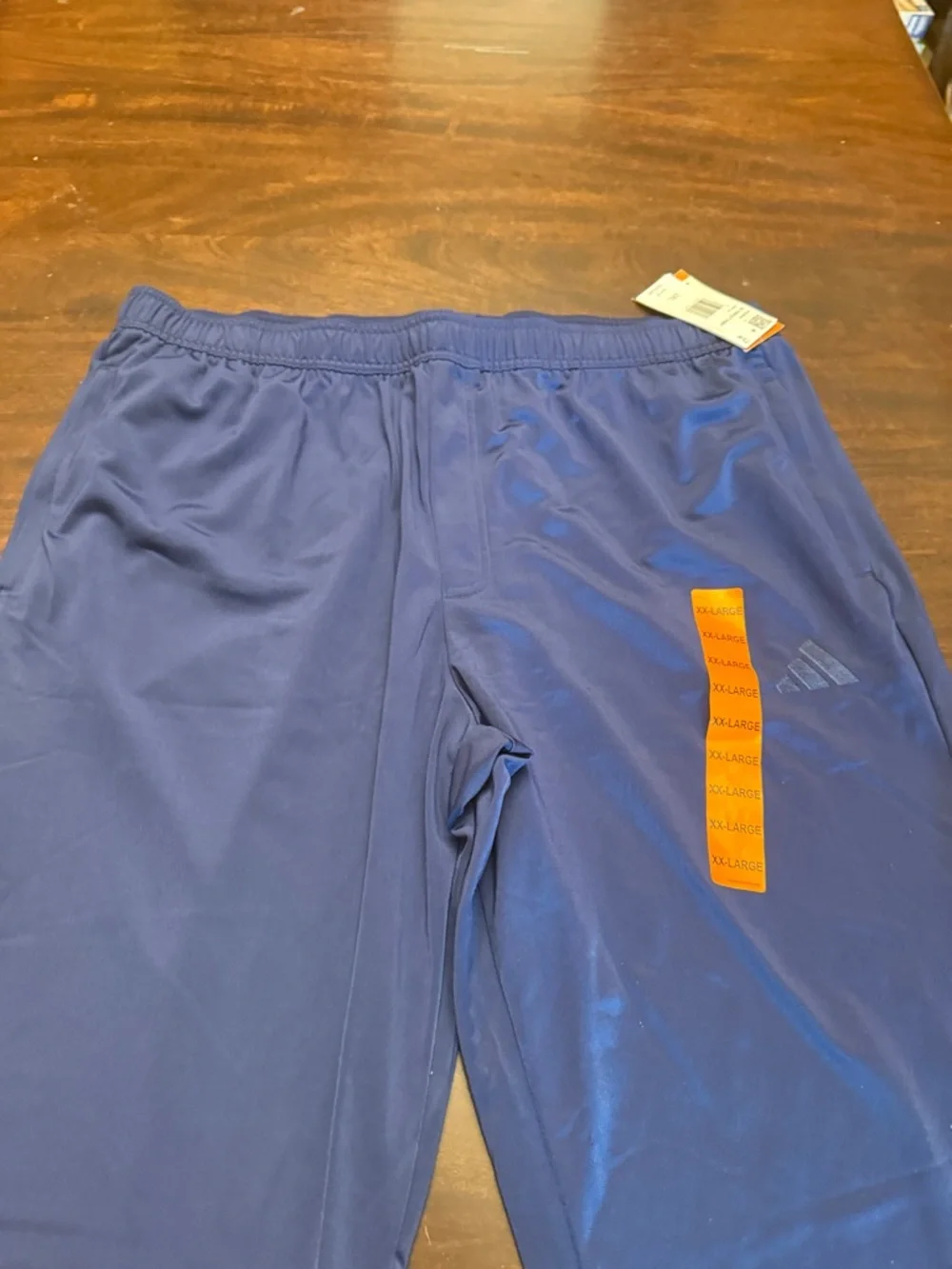 adidas Mens Navy Track Joggers. New. Size XXL. Inseam 31 - Picture 4 of 13